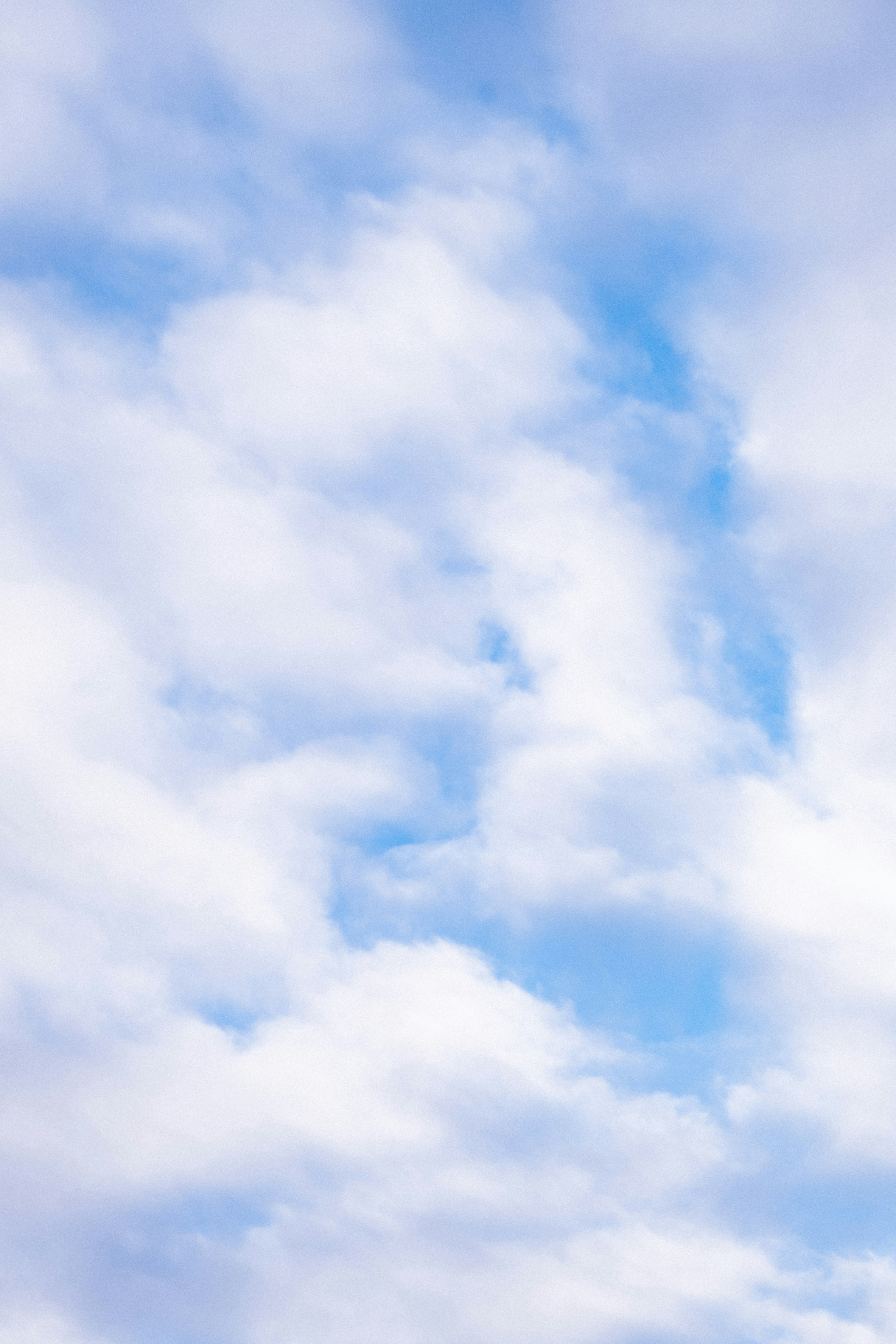 Sky and clouds from high altitude